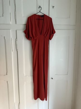 ASOS - Jumpsuit rostrot luftig 34