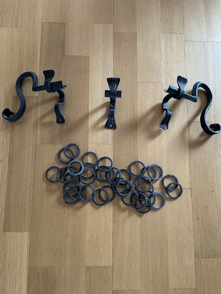 Fixations: Vorhangstange mit Halter rustikal 209cm lang – D'occasion à Luzern par helpy 4