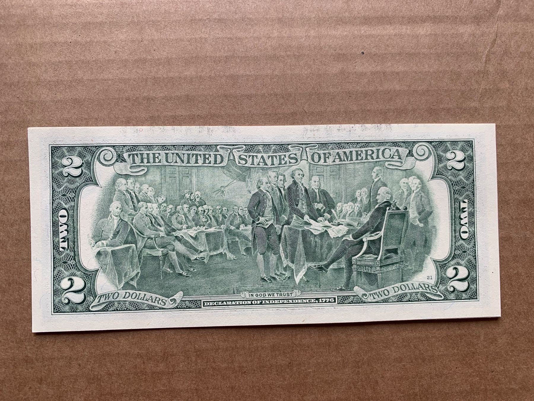Banconote: U.S.A.  2$ 2003 Serie A - Stempelfrich – Usato da Le Lignon venduto da Trikles 1
