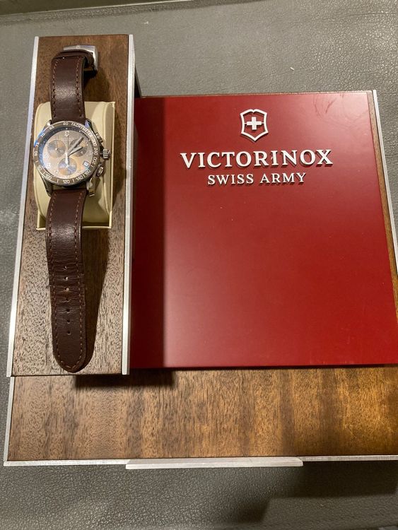 Seltene Victorinox Field Force Chrono In Braun Kaufen Auf Ricardo 0905