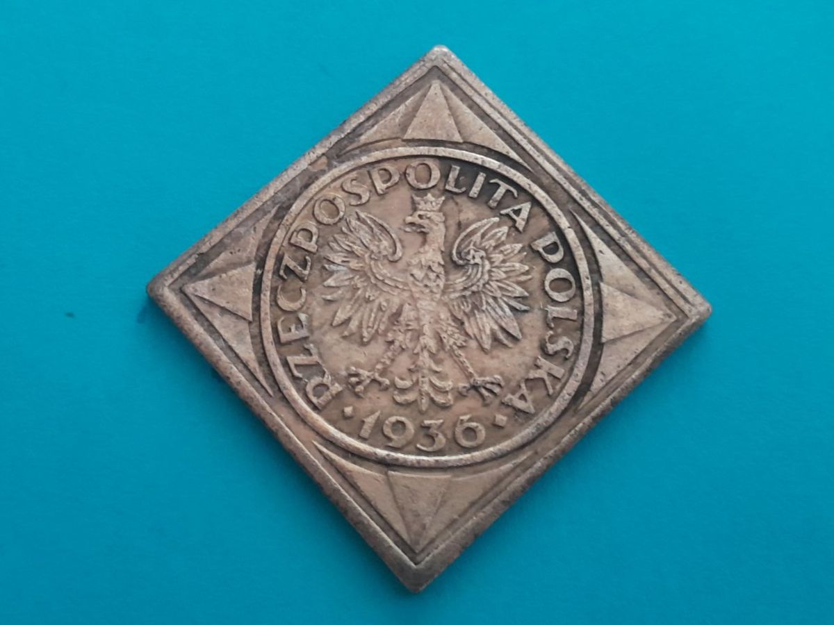 Medaillen: Medal 1936 Poland, 21g – Gebraucht aus Aarau von Reto_BA_01 1