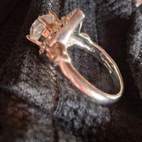 modischer Damenring mit Strass Gr. 18 mm, 6 Gramm
