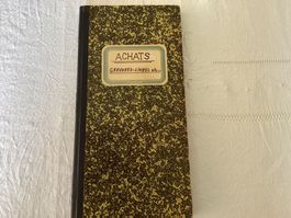 Livre de caisse vintage