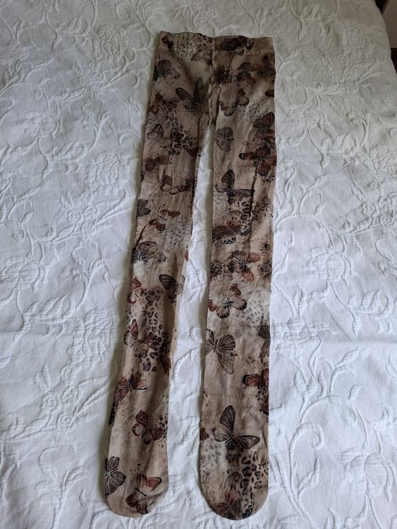 Collant Colorati Con Stampa Fantasia Floreale Tipo Tatuaggio, Elastico E Traspiranti – Per Donna, 6 Colori Disponibili