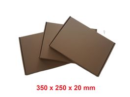 100 Stück Großbriefkarton 350 x 250 x 20 mm