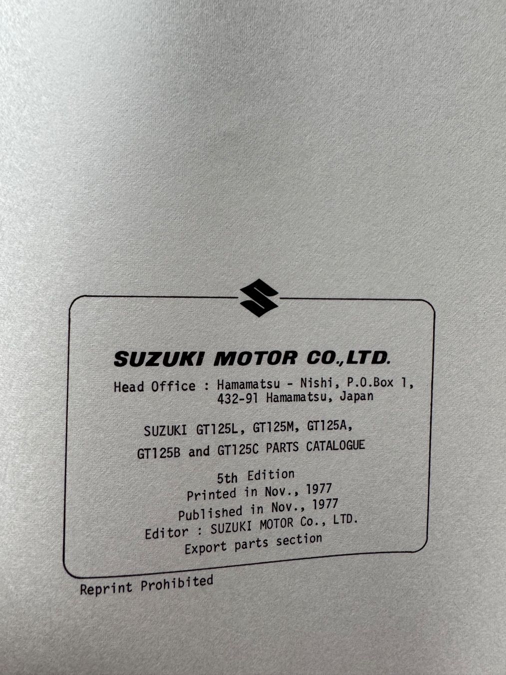 Suzuki Strasse: Suzuki GT 125  / GT125 – Gebraucht aus Morrens VD von kawah2 8
