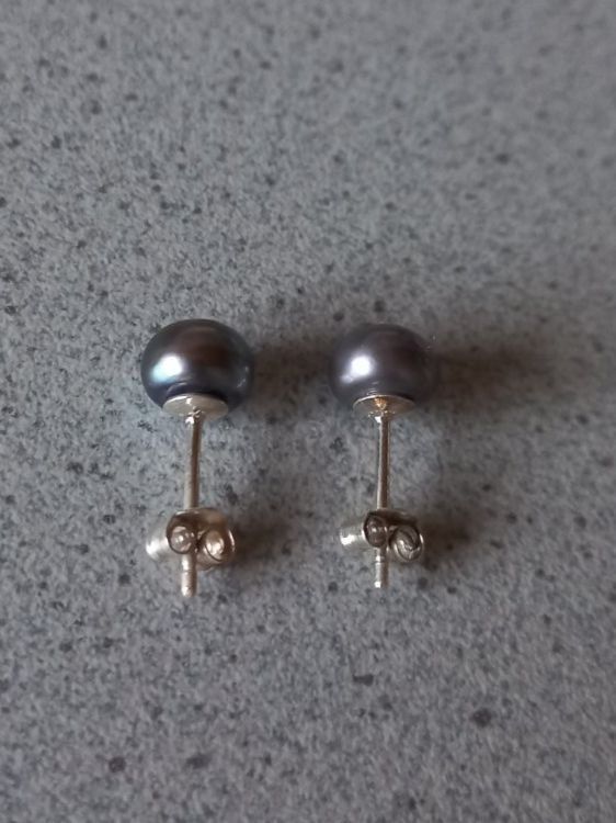 Orecchini pendenti & Orecchini a lobo: Perlen Ohrstecker Silber 925 – Usato da Winistorf venduto da acreativ