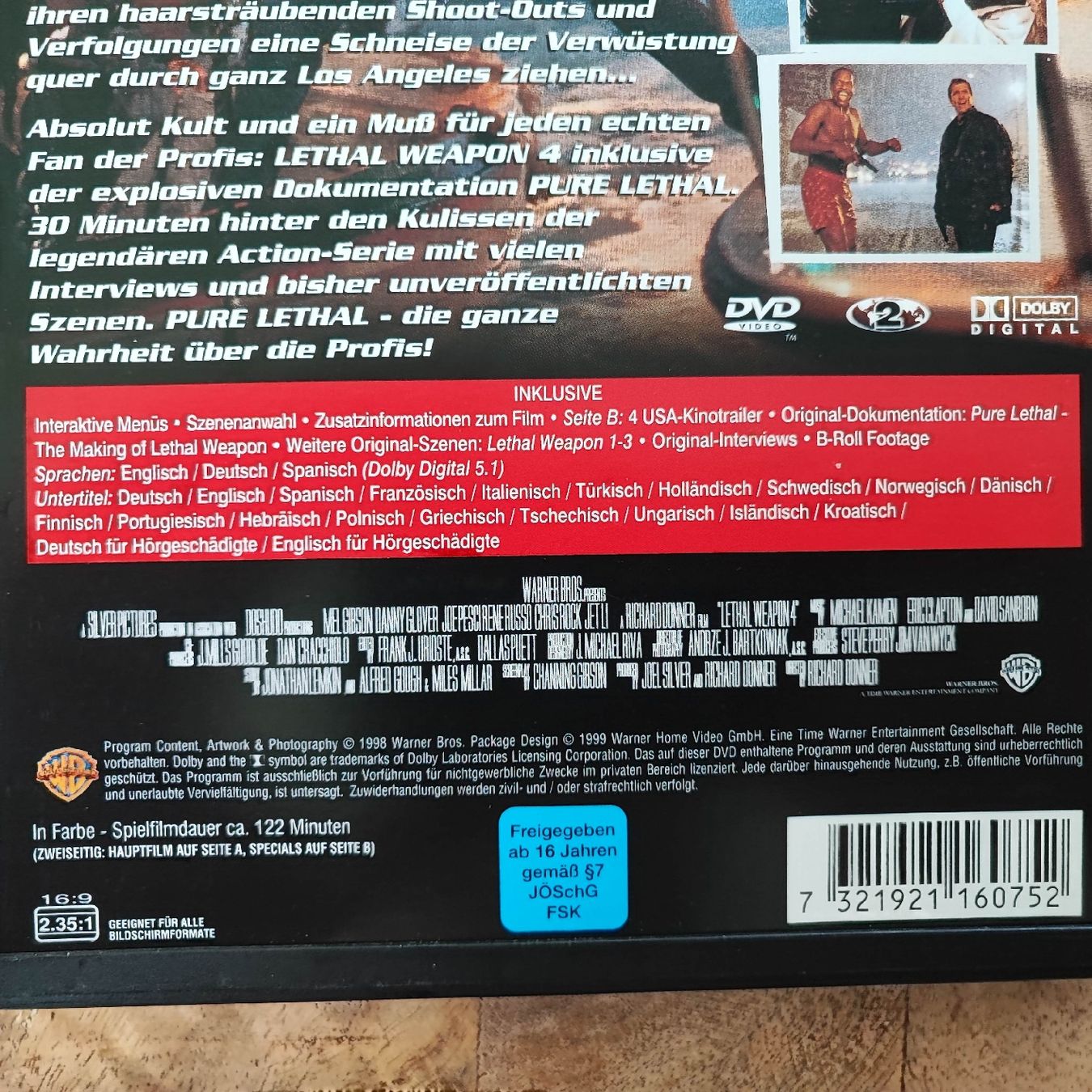 Alle DVDs: Lethal Weapon 4 DVD – Gebraucht aus Dübendorf von kb86_MOVIE 2