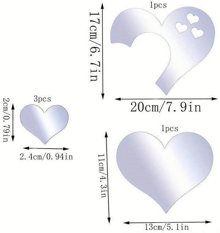 Aufkleber: ❤️ Spieglein, Spieglein an der Wand...  ✨💫 – Neu und originalverpackt aus Saland von Chi4 8