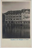 LU 17 Foto-AK Th.Pestalozzi LUZERN Riegelhaus Kramgasse 1923