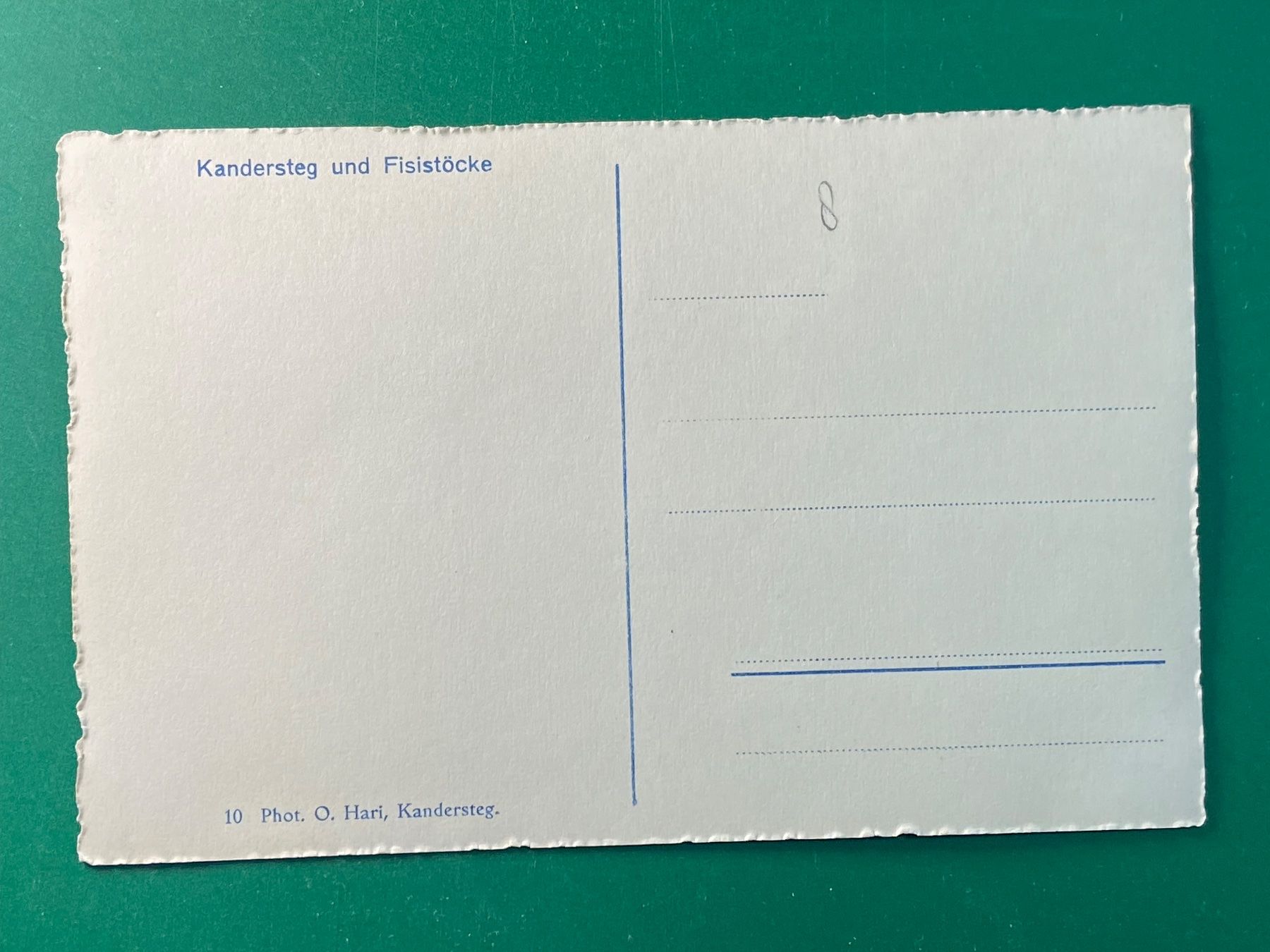 Cartoline postali: Kandersteg und Fisistöcke – Usato da Steg VS venduto da _vinci_ 1