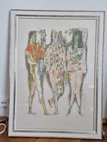 Alois Carigiet; Original Lithografie "Figur der Mitte"