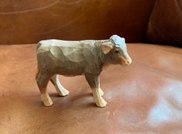 Kalb, Kälbchen, Holz, handgeschnitzt, Brienz, Krippenfigur