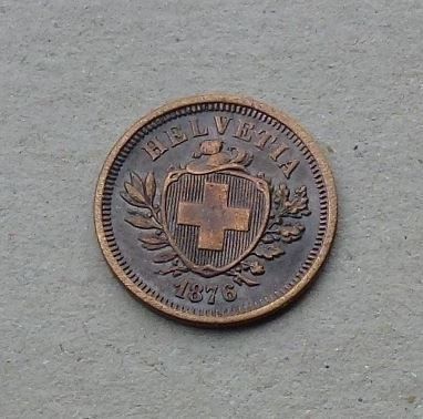 Toutes les monnaies: ++ 1 Rappen 1876 – D'occasion à Walkringen par Casablanca777