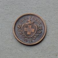 ++ 1 Rappen 1876