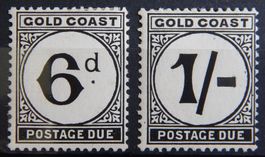 Gold Coast British Porto Kat. 7-8 * 1952