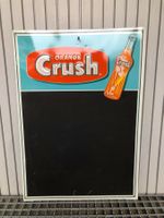 Orange Crush Schild USA 1950, Blechschild (kein Email)