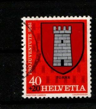 Tutti i francobolli: 1981 - Gemeindewappen - Torre TI – Usato da Schaffhausen venduto da poststamp
