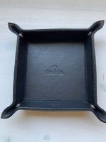 Original OMEGA Uhrenschale / Valet Tray – Leder, faltbar