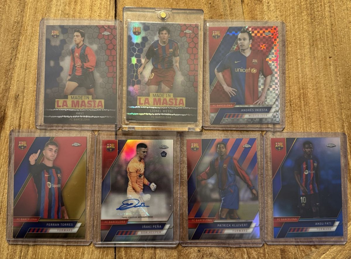 Topps Cartes à collectionner: Topps Chrome Barcelona Set 2022/23 Bundle ab 1.- – Neuf (Voir description) à Willisau par adr_9tzr
