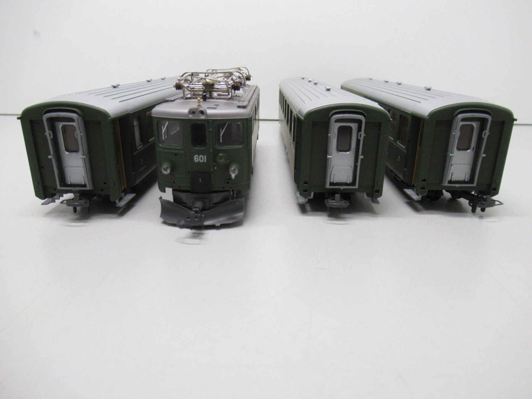 Bemo Modellini di ferrovie: Bemo 7215 100 Schnellzugset der Rhätischen Bahn Analog H0m – Usato da Basel venduto da mhmarken 4