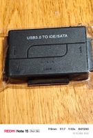 Adapter USB 3.0 auf IDE SATA gebraucht schwarz funktional