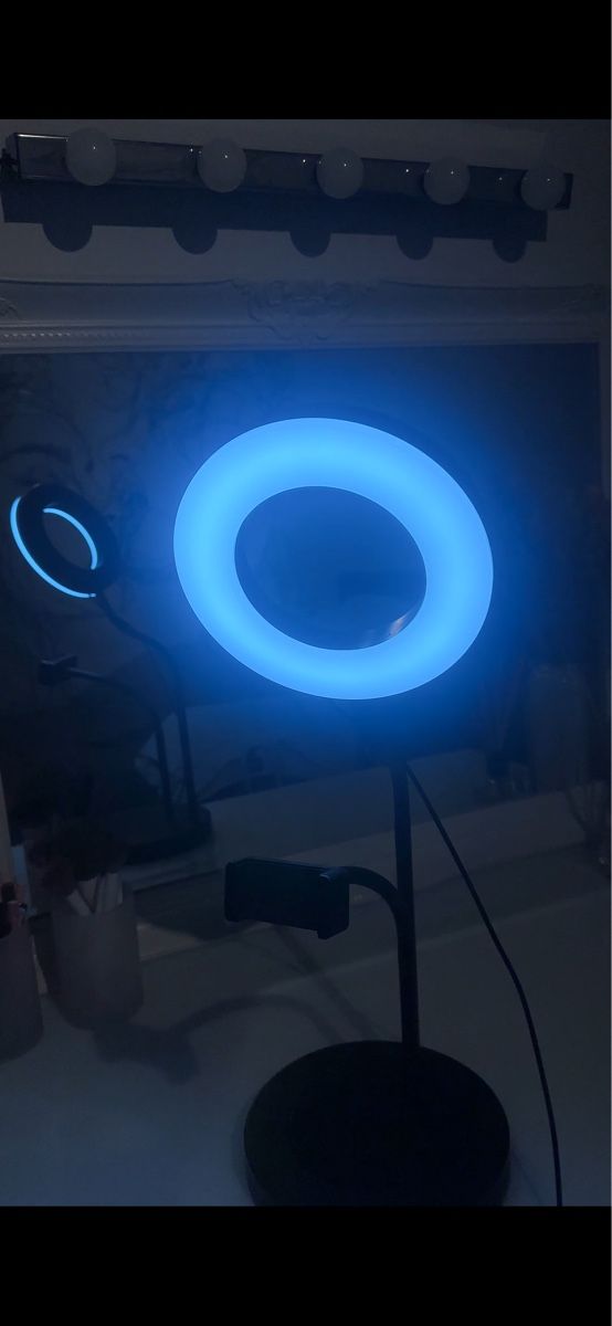 Ikea Lampen: Ringlicht mit Smartphone Halterung neuwertig – Neu (gemäss Beschreibung) aus Menzingen von Endina.S 2