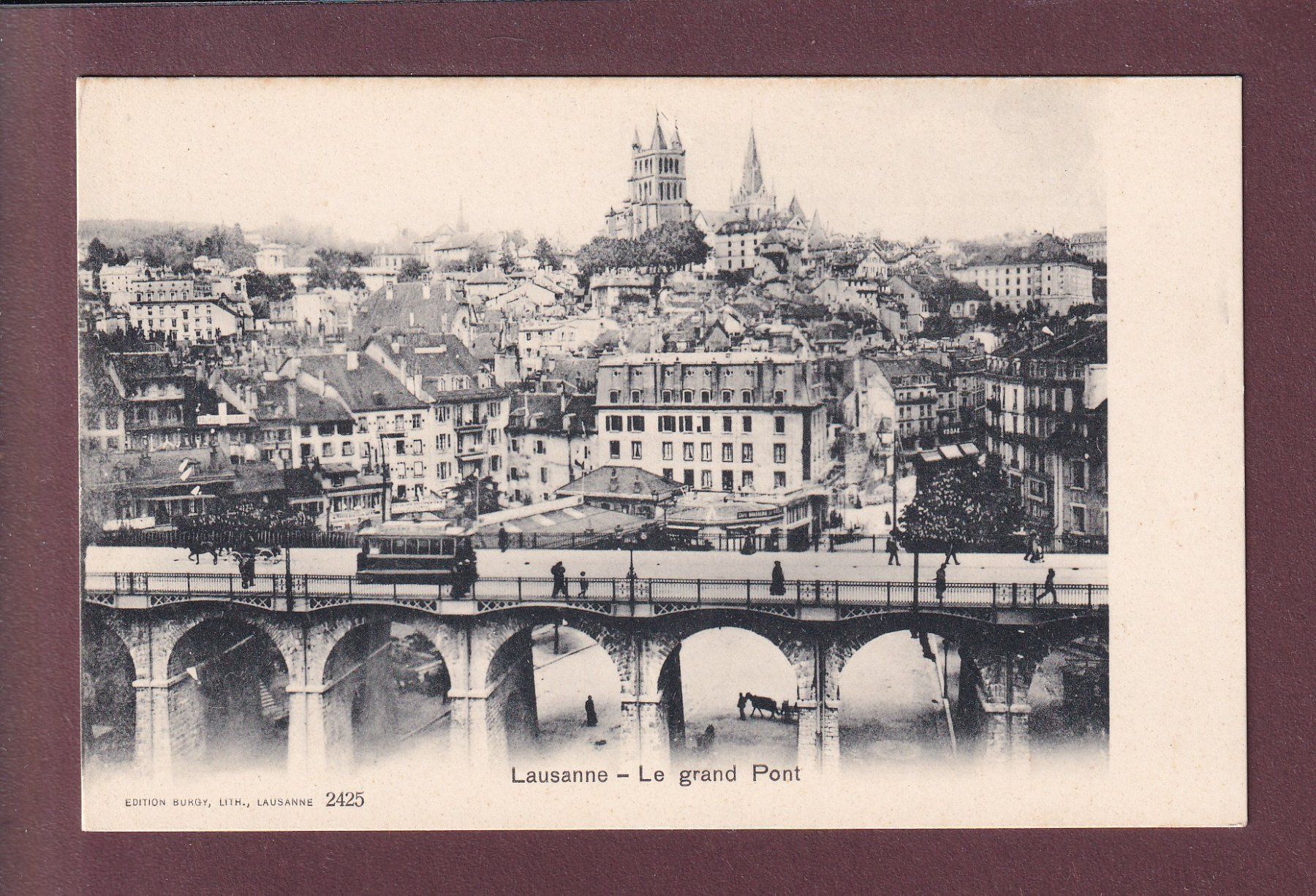 Cartes postales: LAUSANNE - Grand-Pont - Tram – D'occasion à Pully par nicecards