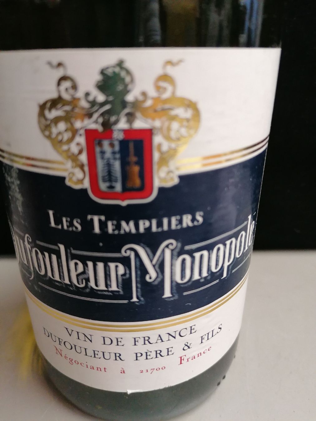 Vino: DUFOULEUR MONOPOLE LES TEMPLIERS  – Nuovo (secondo la descrizione) da Genève venduto da Leboucheoreilles 5