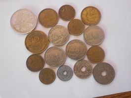Lot Münzen Frankreich alt
