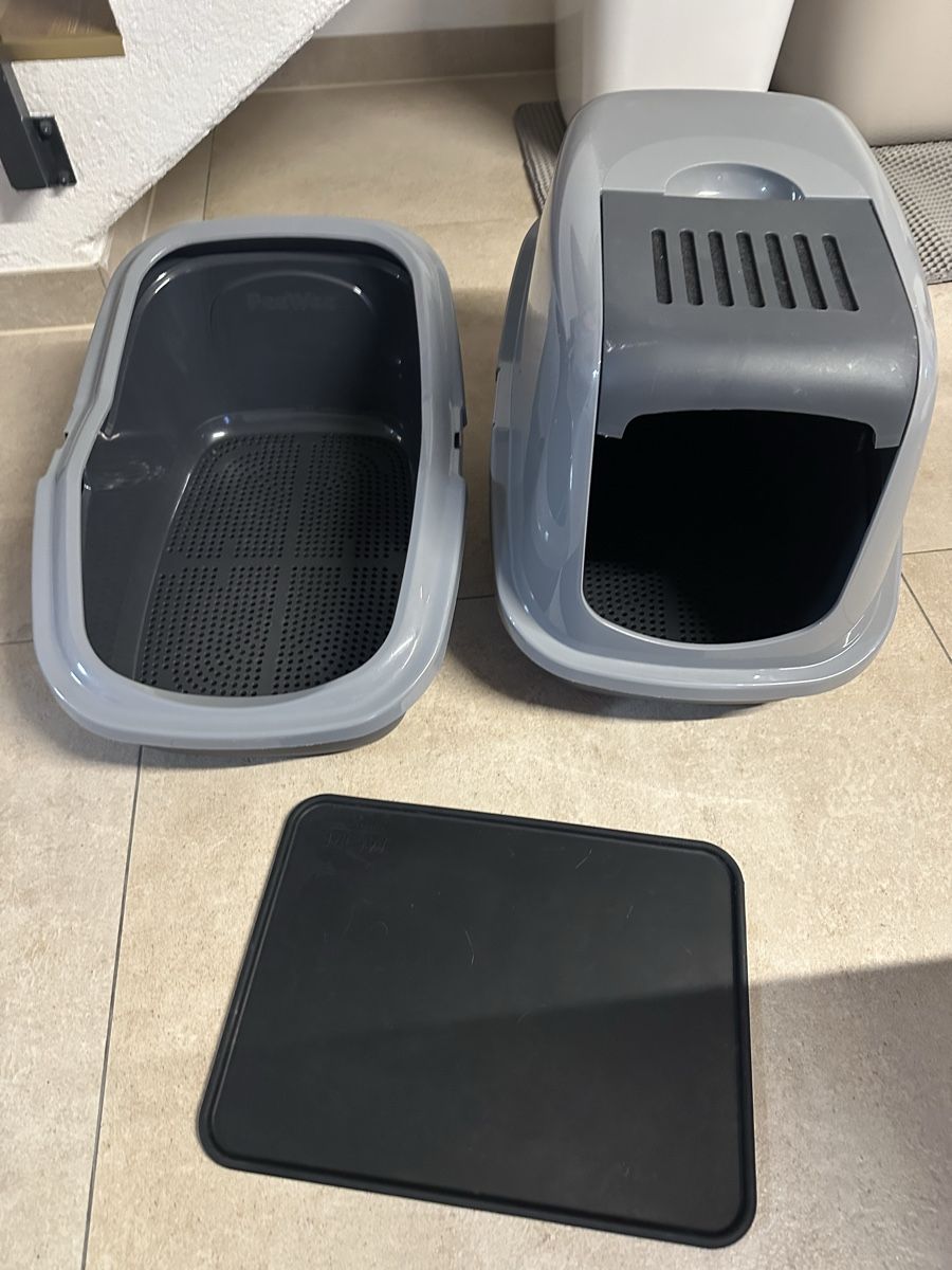 WC: 2x Katzenklo Peewee mit Doppelboden und Matte – Gebraucht aus Muri AG von Ariete81