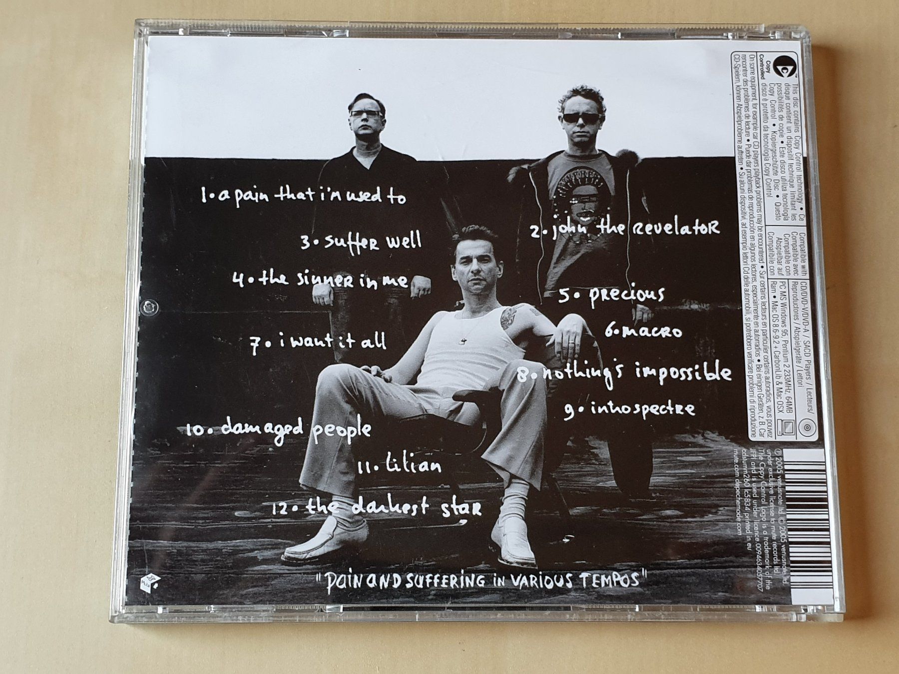 CDs: Depeche Mode Playing the Angel – Gebraucht aus Stansstad von collectorsshop 1