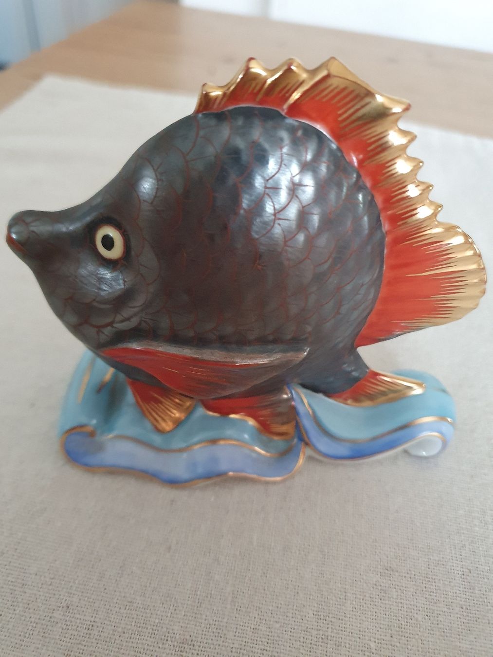 Herend Figuren: Antike Keramik-Fischfigur, Herend 10 cm – Neu (gemäss Beschreibung) aus Berg TG von Buschki2 1