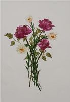 Blumenbild Encaustic
