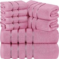 8er-Pack Handtuch-Set  Pink