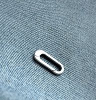 Karabiner   Edelstahl neu     18mm   + Ringli  für Allerlei