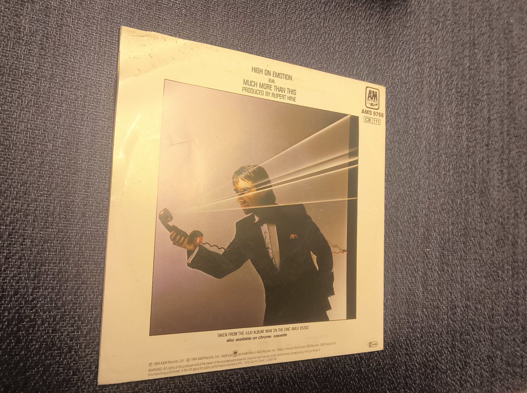 Dischi in vinile: VINYL Single: Chris de Burgh - High on Emotion – Usato da Allschwil venduto da marketingprojects