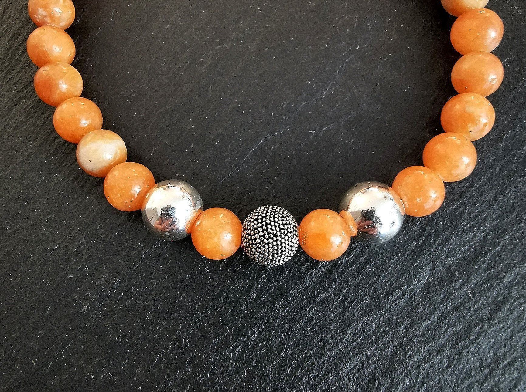 Colliers: Collier en argent 925 et en Calcite – Neuf avec emballage d'origine à Veyrier par Leilazizou 1