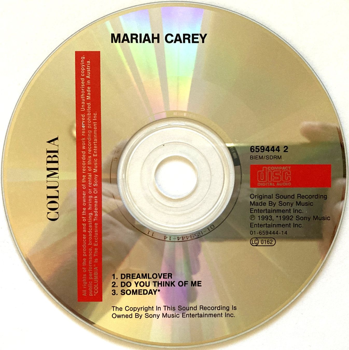 CDs: MARIAH CAREY - DREAMLOVER – Gebraucht aus Bottens von hotter-than-hell 2