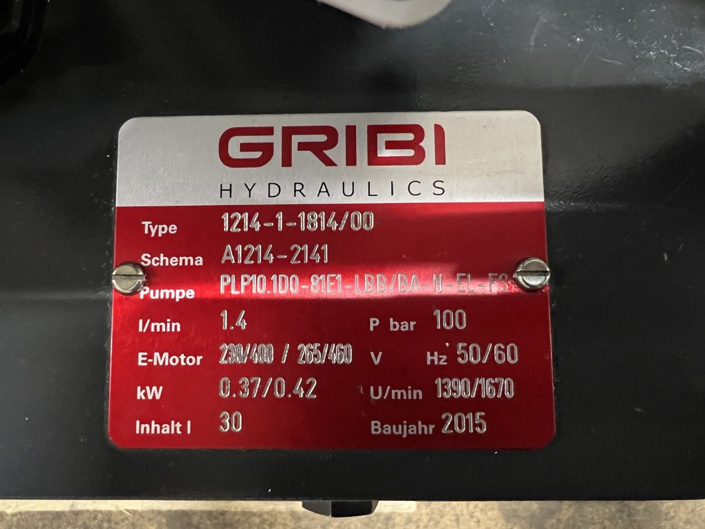 Altro per industria metallurgica: Hydraulikaggregat GRIBI Hydraulics – Usato da Zuchwil venduto da dragosmd-maschinen 6