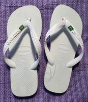 Weisse Havaianas, Gr. 39/40, neu