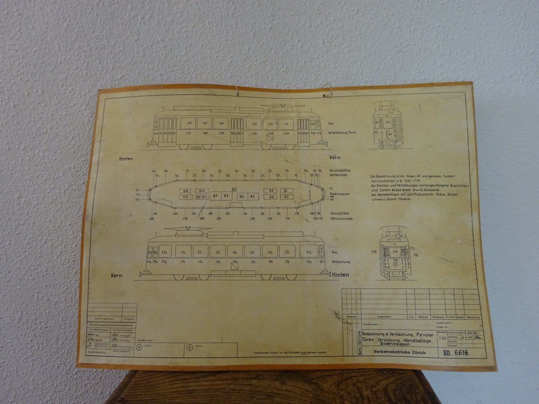 Kits de montage: Tram / Bauplan 1964 – D'occasion à Esslingen par eintagammeer