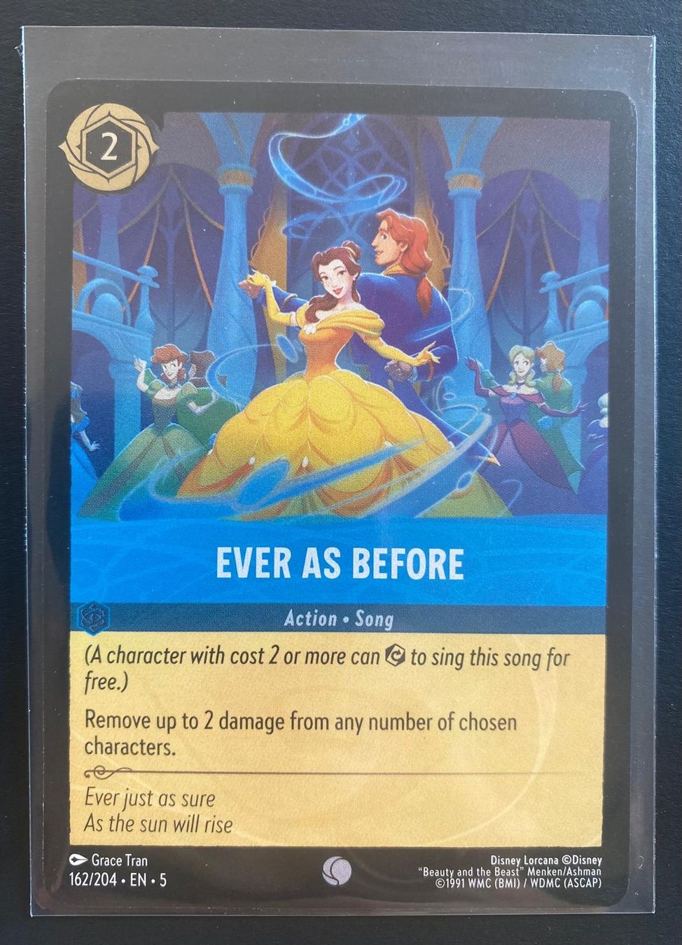 Disney Sammelbilder & Trading cards: Lorcana FOIL EVER AS BEFORE 162/204 EN-5 Common – Gebraucht aus Lugano von VlaseCard