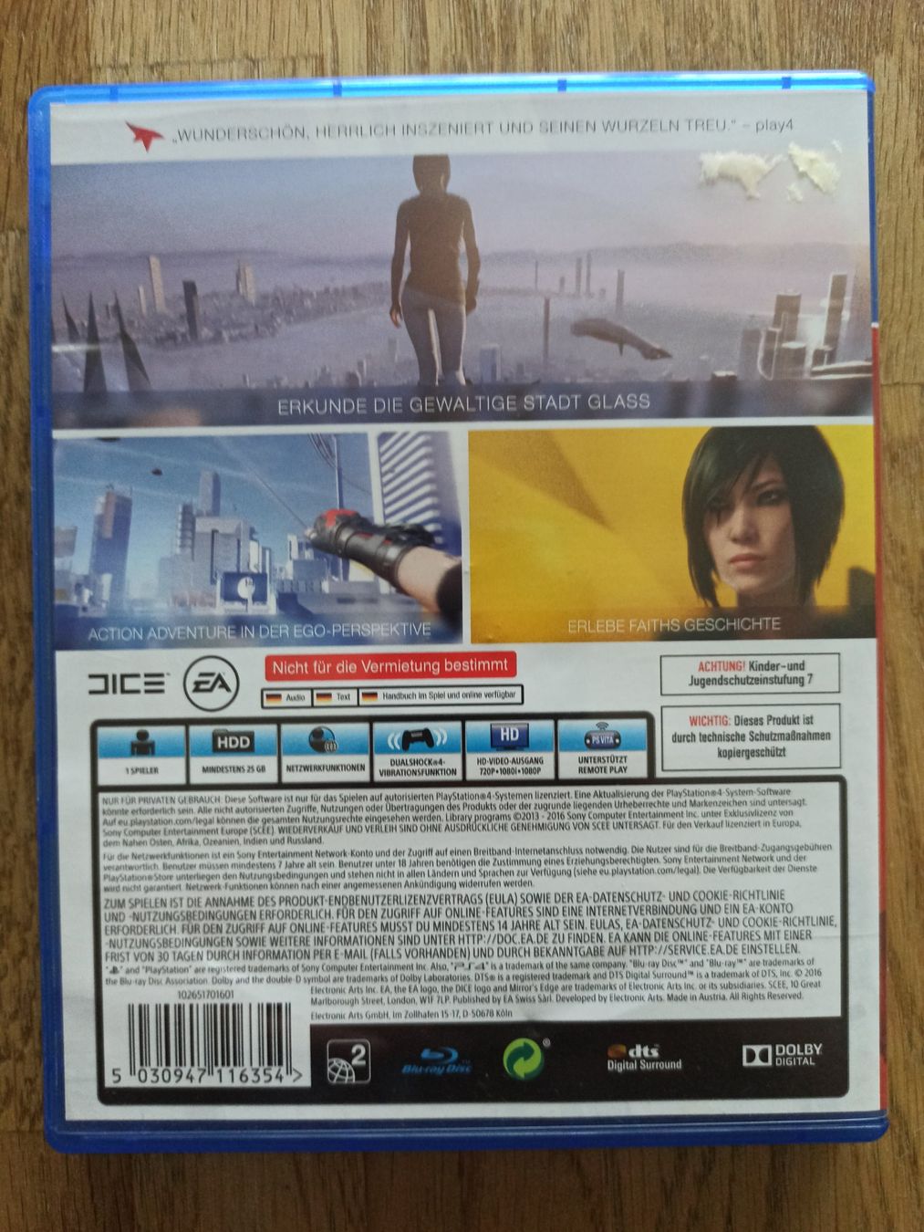 Giochi: Mirror's Edge Catalyst PS4 / PS5 TOP – Usato da Oberweningen venduto da mar_87mx 1