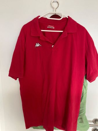 Kappa Polo Shirt XXL knalliges rot
