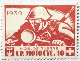Soldatenmarke 2.WK, Motorradfahrer Kp 10, Wi Rdf 35