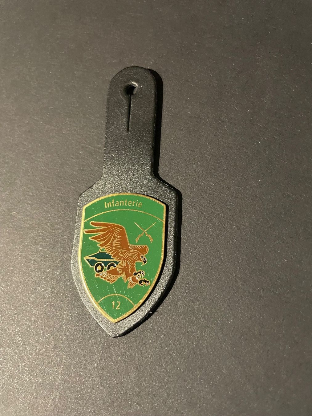 Armée suisse Plaquettes & Badges: Abzeichen Infanterie 12 – D'occasion à Oberiberg par stab