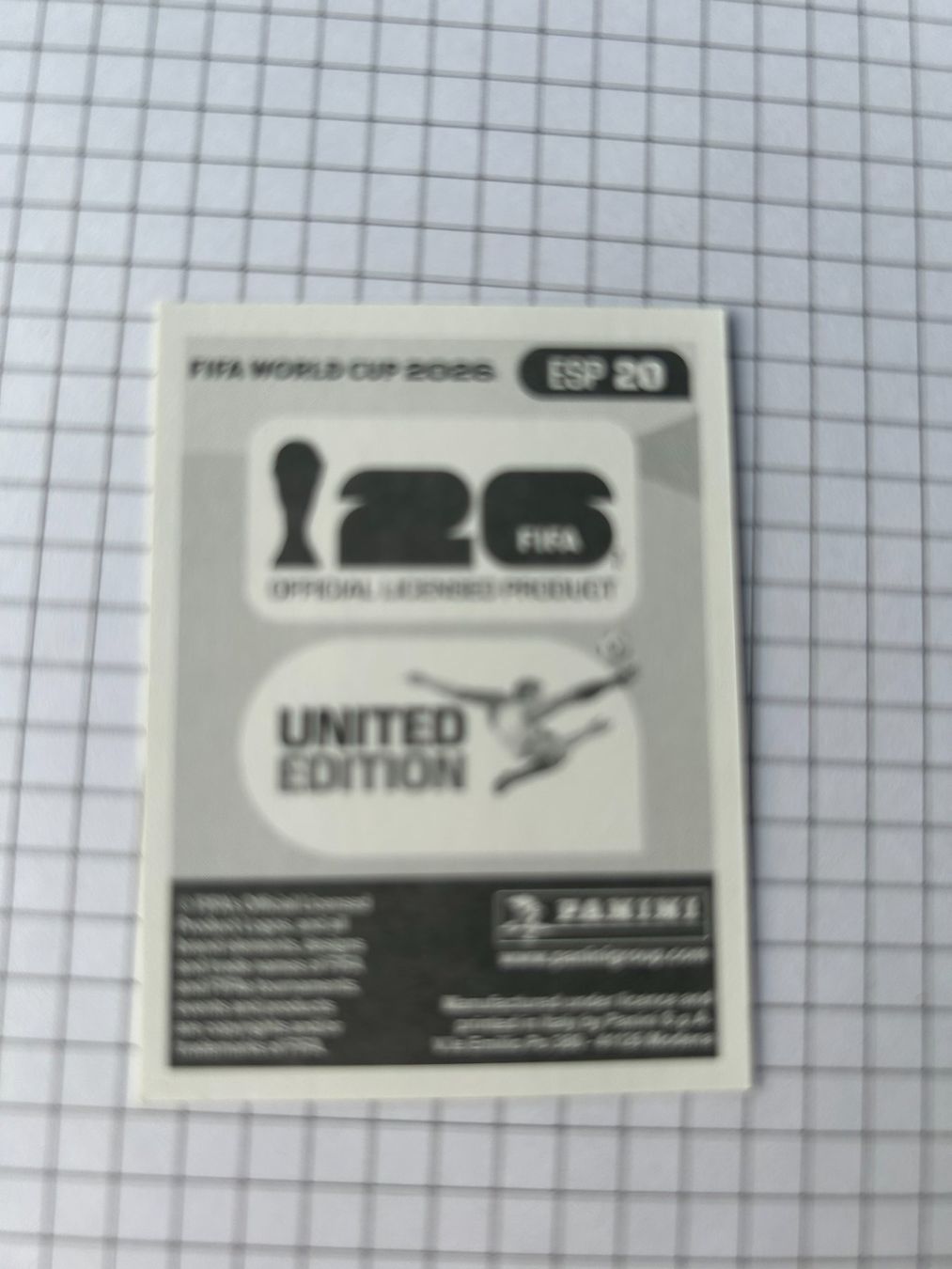 Panini Sammelbilder & Trading cards: Panini FIFA World Cup 2026 - ESP 20 – Gebraucht aus Zumikon von meter03 1