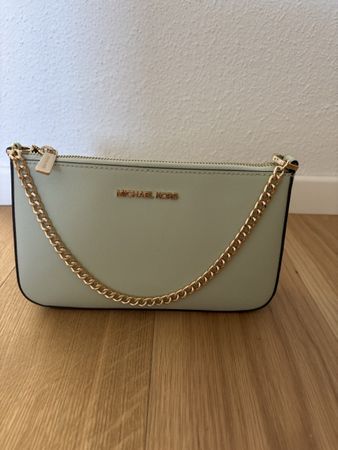 Michael Kors Handtasche Hellgrün/Gold - Neuwertig!