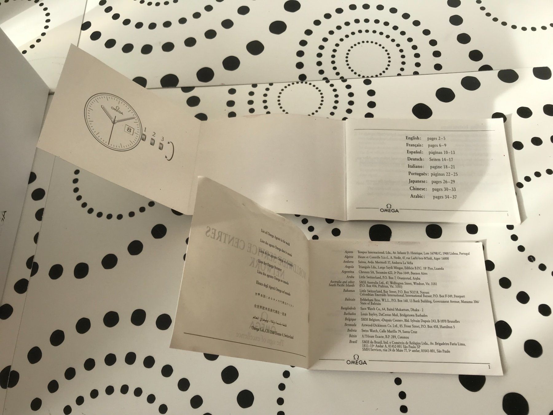 Documenti: OMEGA ORIGINAL - OPERATING INSTRUCTIONS - VINTAGE 1993 RARE – Nuovo (secondo la descrizione) da Epalinges venduto da dream-watch 3